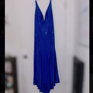 Royal Blue Sherri Hill Evening Gown